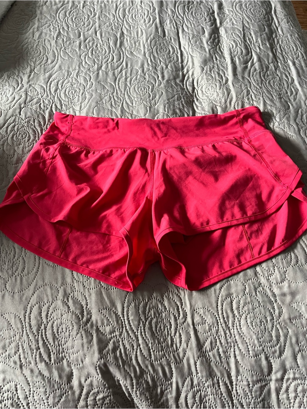 lululemon athletica Women's Neon Pink Running Shorts